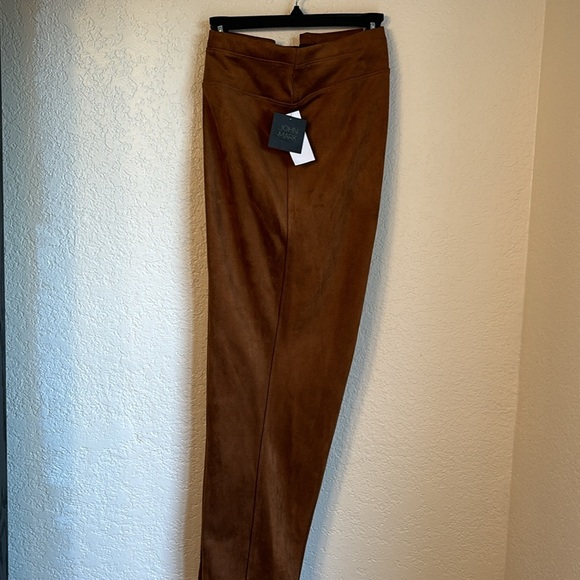 John Mark
Plus Size Faux Suede Flat Front Slim Straight Pull-On Pants - Picture 8 of 8